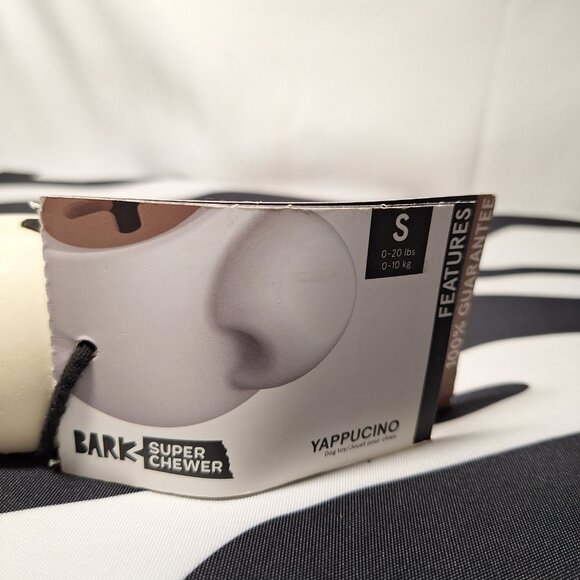 NWT Bark Super Chewer Yappucino Dog Toy S - Picture 5 of 7